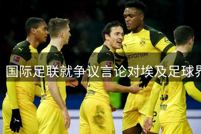 国际足联就争议言论对埃及足球界三人展开调查